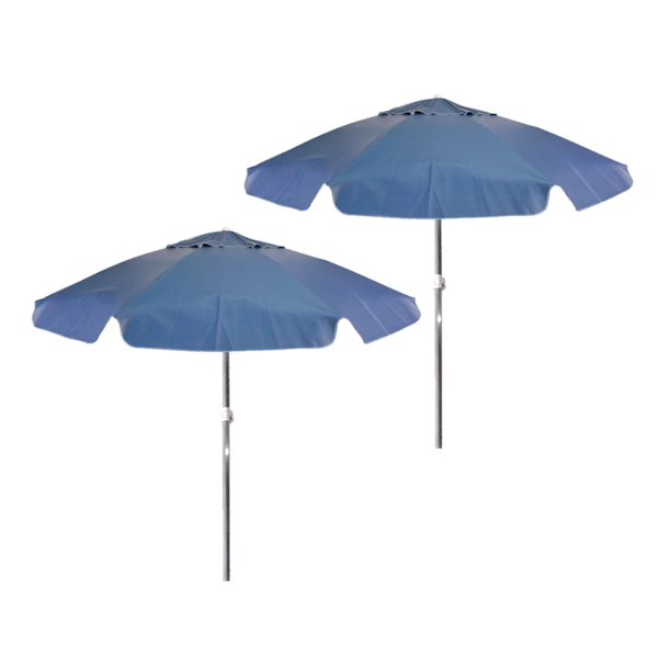 2 Guarda-Sóis em Bagum Haste Alumínio 2,00m AZUL 10602 Belfix-12cddba6-b8eb-4650-9696-2f19910ed4c2
