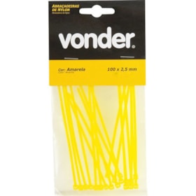 Abraçadeira Nylon 100 x 2,5 mm 100 unid. 28.15.100.104 Vonder