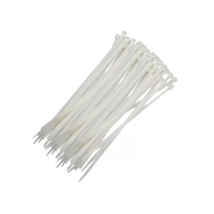 Abraçadeira Nylon Branca 3,6X200 mm Com 100 Peças 1010174 Starfer -7456d23e-30ce-47fc-bce5-2ac75cf16110