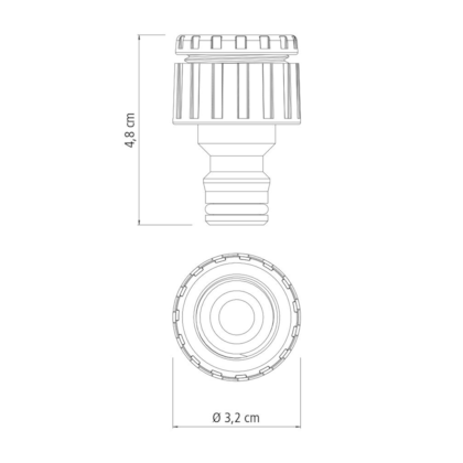 Adaptador Fêmea Rosca 1 unidade 3/4 Redução 1/2 Tramontina-a73f99d7-3f47-433f-8c0c-8037ade8765c
