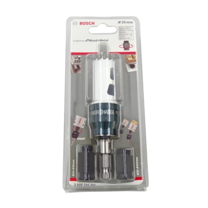 Adaptador Para Serra Copo for Wood + Serra Copo 25mm Bosch-701a4faf-9170-4892-90e6-9f39e2719685