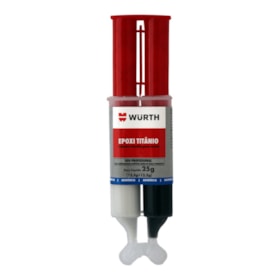 Adesivo Epóxi Titânio 25g 893480131 WURTH W-MAX