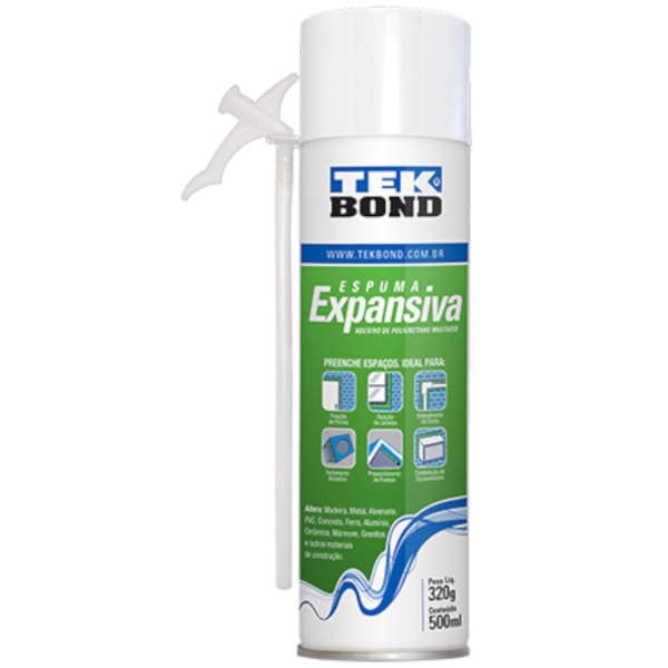 Adesivo Espuma Expansiva de Poliuretano PU 320g 21101005900 Tekbond-b8b3d34c-c50e-4f29-96cf-9a24eda3d846