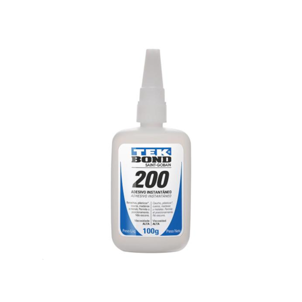 Adesivo instantâneo 200 100G com bico antientupimento 20501002704 TEKBOND-195b6a29-e61d-4160-863e-9f21a8b55405