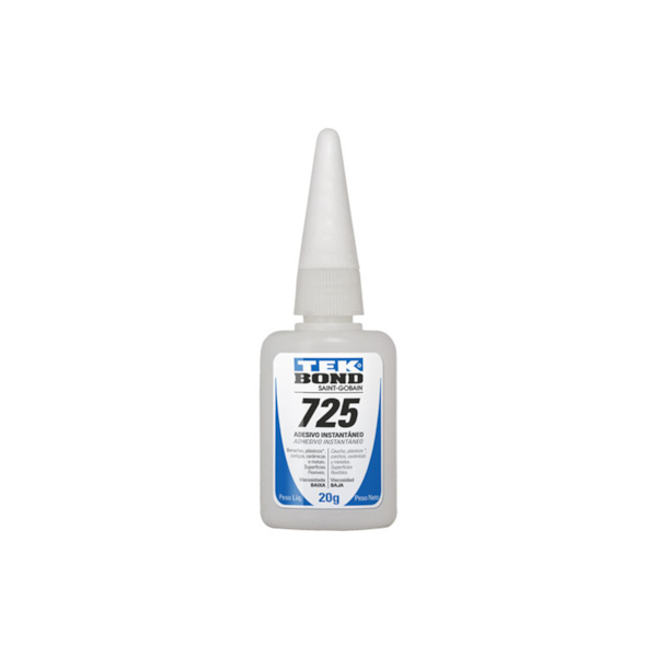 Adesivo instantâneo 725 20G com bico antientupimento 20521002704 TEKBOND-46beac66-8425-4bae-a198-209f2d675720