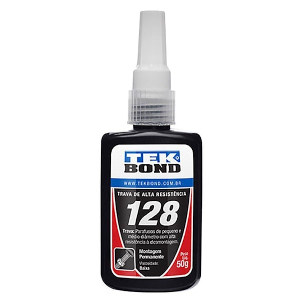 Adesivo Trava Parafusos 128 Alta Resistência Vermelho 50g 10171004306 Tekbond-a379810b-55a5-497f-a0c2-5e79476c0afa