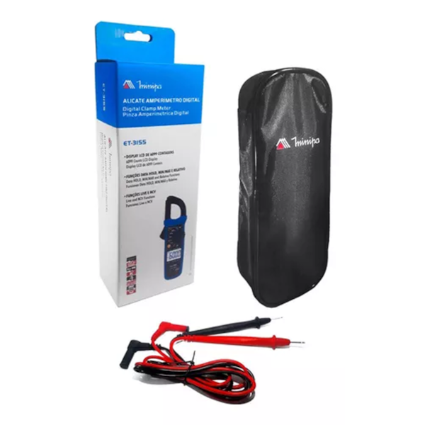 Alicate Amperímetro CAT III 600V True RMS ET 3155 Minipa-6625f193-f579-4da8-82d4-e88909066f18