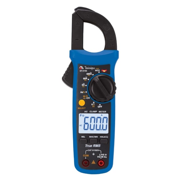 Alicate Amperímetro CAT III 600V True RMS ET 3155 Minipa-ad290623-03a0-4eb7-bdee-343f1aff88b6