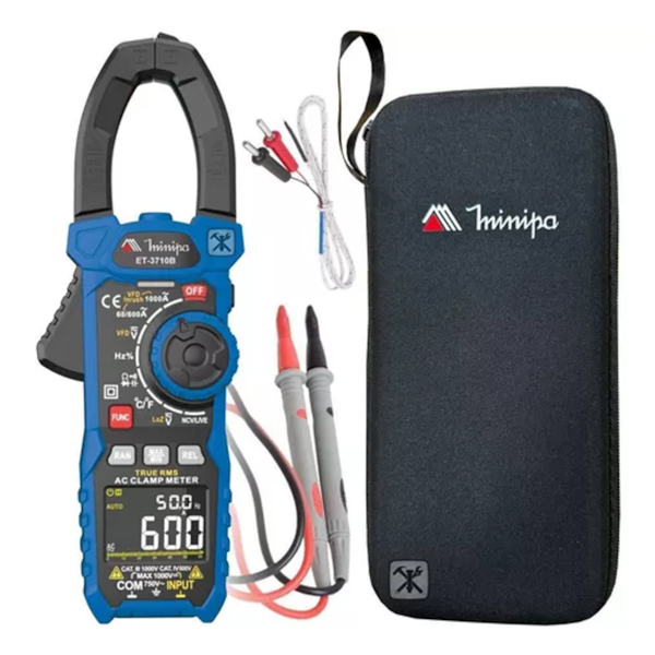 Alicate Amperímetro CAT III 600V True RMS ET 3155 Minipa-002a6411-61bb-43c2-966b-8d42b496e665