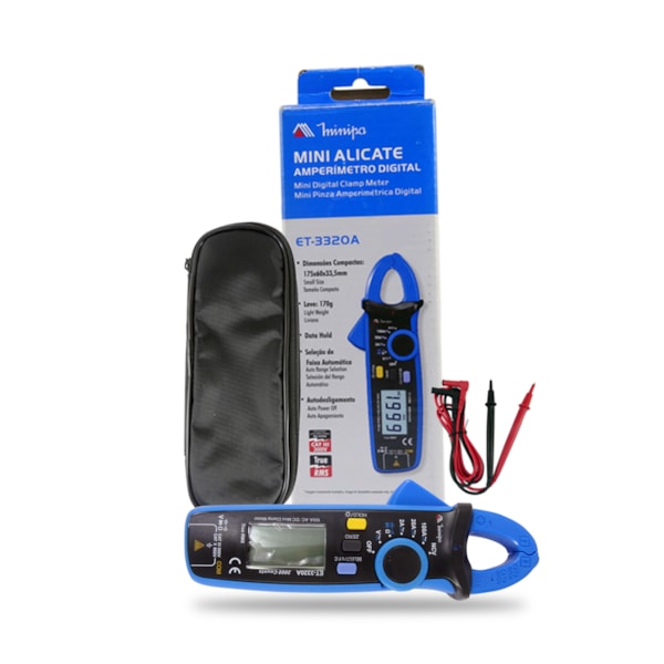 ALICATE AMPERIMETRO DIG 3.1/2D/TRUE/RMS/NCV CAT III 300V ET-3320A MINIPA-015c87ea-0809-4e52-b8b9-6ca6278b0ef9