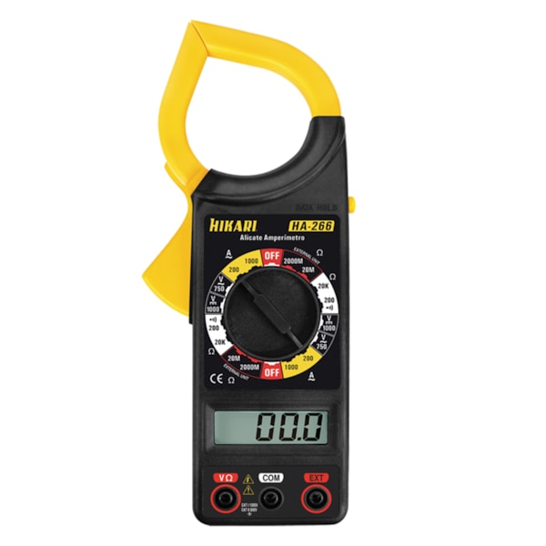 Alicate Amperímetro Digital CAT II HA-266 Hikari-24cb25bc-0a97-4fbf-88f2-740797d84082