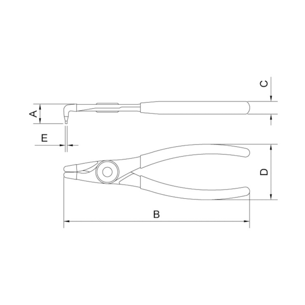 Alicate Anéis Internos Curvo 7  44009/107 Tramontina-1563f275-246c-4e8a-a739-c18807675986