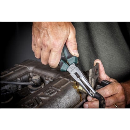 Alicate Bico Meia Cana Longo de 8