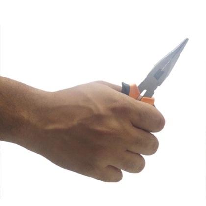 Alicate Bico Meia Cana Reto 6