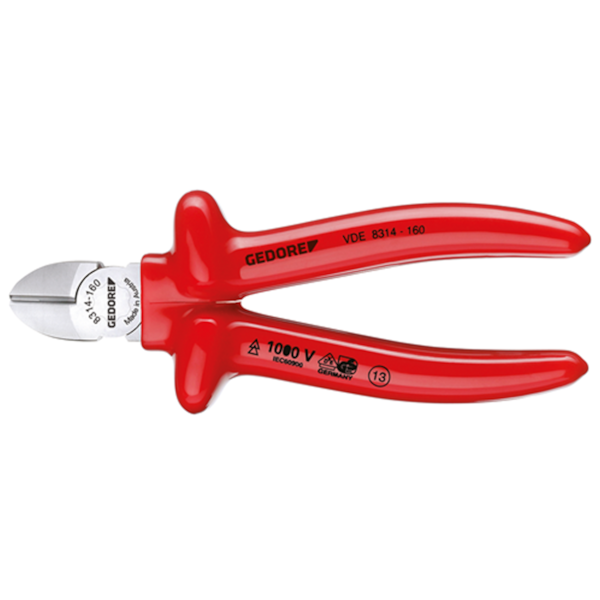 Alicate Corte Diagonal Sueco 6.1/2 Isolado VDE 091851 Gedore-e5a0e534-abfd-40e4-a754-c2ff07037a79