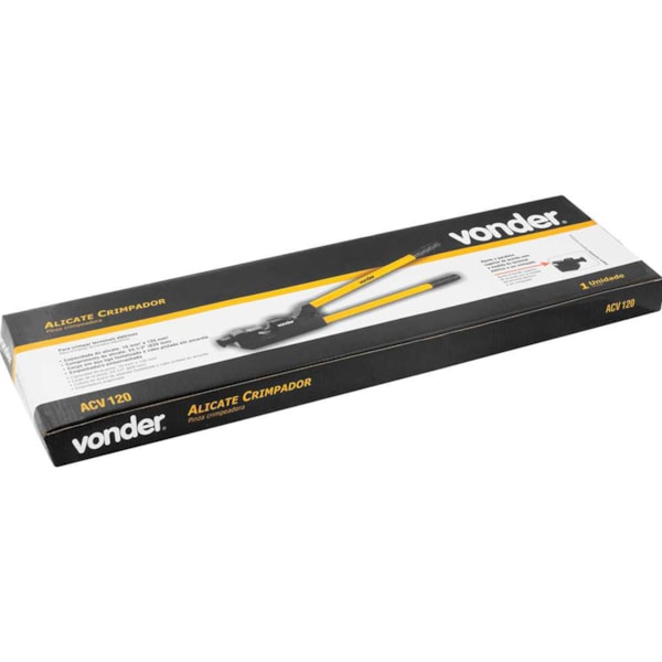 Alicate Crimpador Terminais Sem Isolação 10,0mm² a 120,0mm² ACV120 3686120000 Vonder-1ac66220-55e1-4357-a05e-933a0ab8e19d