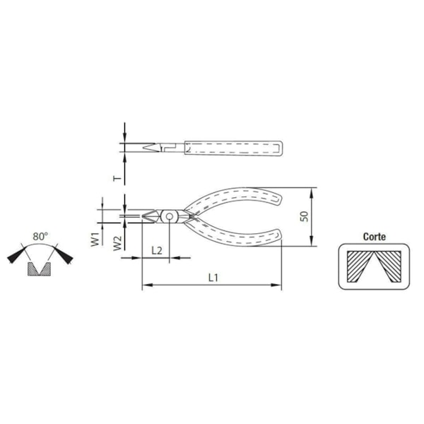 Alicate de Corte Diagonal Rente 5Pol Belzer-c52cad3d-e8de-4a90-afb6-9d1935de849c