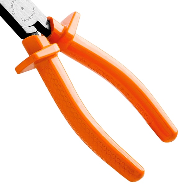 Alicate Longo Meia Cana Curvo Isolado 8