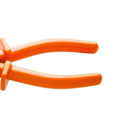 Alicate Longo Meia Cana Curvo Isolado 8