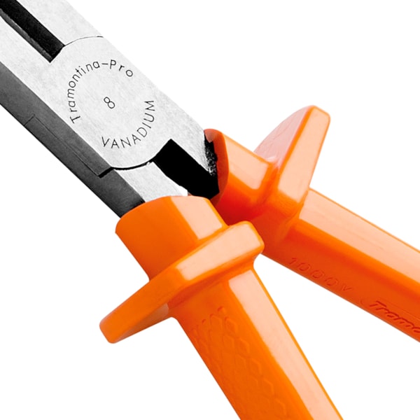 Alicate Meia Cana Bico Reto Longo 8