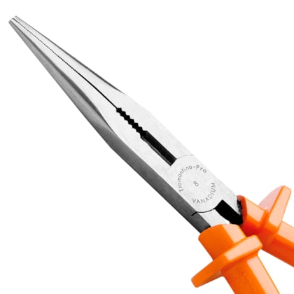 Alicate Meia Cana Bico Reto Longo 8