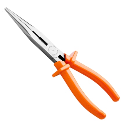 Alicate Meia Cana Bico Reto Longo 8