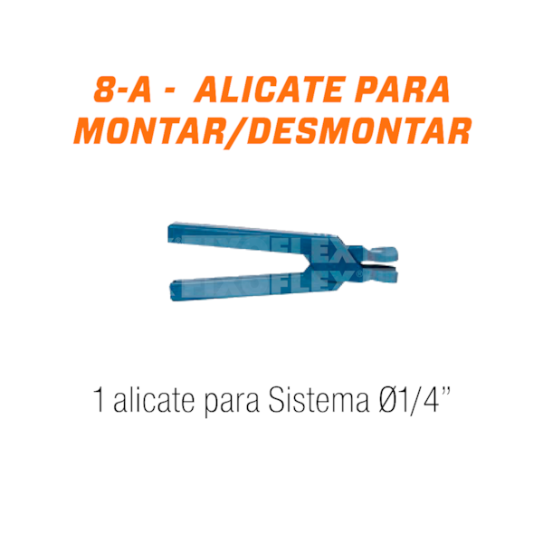 Alicate Montar/Desmontar FIXOFLEX 8-A - AU8 Quimatic -8e5a62af-c0f2-4357-b7f9-3d90ded9d256