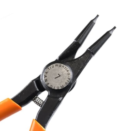 Alicate para Anéis Externo Bico Reto 7