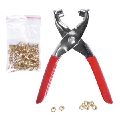 Alicate Para Ilhos Com 100 Ilhoses Ref. 6NT EDA-eabd118f-646a-48de-90ec-ae276cd86407