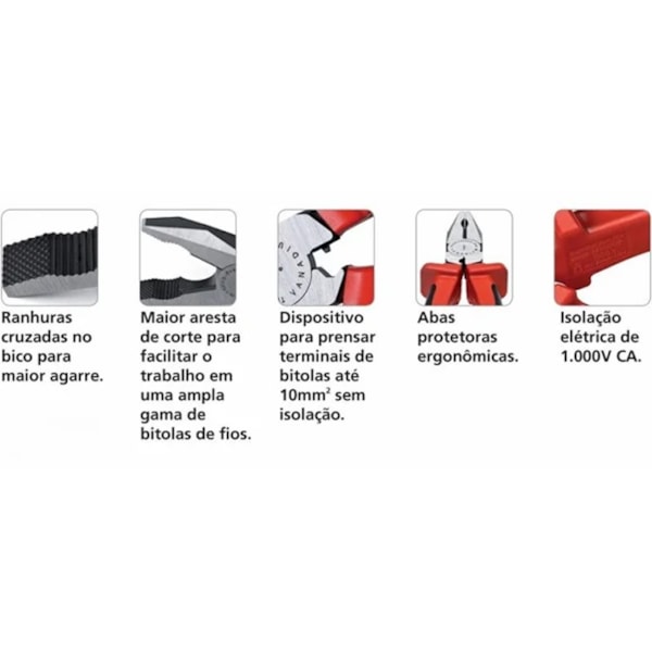 Alicate Universal VDE 8