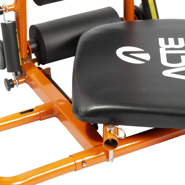 Aparelho Abdominal Ab Core Plus Assento Giratório Laranja E Preto E8 Acte Sports-53233af0-854e-4938-ae7a-01d111db201c