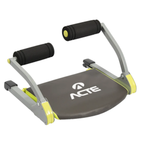 Aparelho Abdominal Fitness 3x1 Flexível e Compacto com Ajuste de Intensidade Cinza E21 Acte Sports