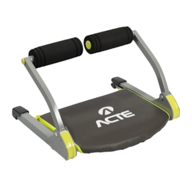 Aparelho Abdominal Fitness 3x1 Flexível e Compacto com Ajuste de Intensidade Cinza E21 Acte Sports