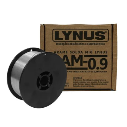 Arame de Solda MIG 0,8mm 900g Uso Sem Gás - LAM-09 Lynus 4104.0-25d7ec9d-b58c-4723-895e-220ed6abdd5a