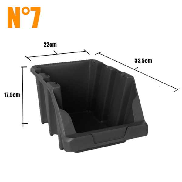 Armário Gaveteiro Organizador Misto Com 47 Gavetas Preto/Laranja 90003 Presto-5e6b61de-93a8-4f0e-ad9d-d2100278994f