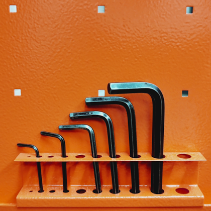 Armário Organizador de Parede P/ Ferramentas com 6 Gavetas Preto/Laranja 90000 Presto -0285d3ac-3e1b-494b-bb62-f89f05723acd