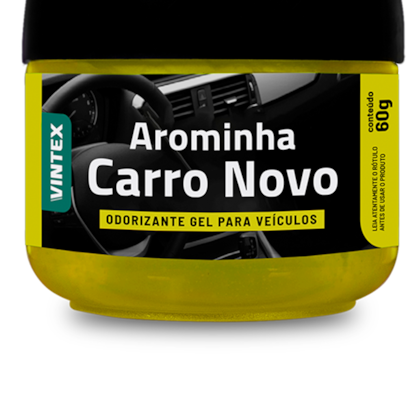 Arominha Odorizante em Gel 60g Carro Novo Vintex 2010002-08de262e-18a9-479d-9100-defd2c8e072e