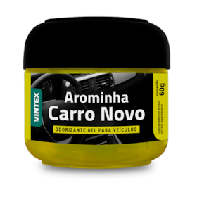 Arominha Odorizante em Gel 60g Carro Novo Vintex 2010002