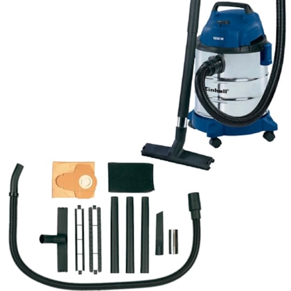 Aspirador de Pó e Liquido Inox 20l BT VC-1250S Einhell-d40bf19e-2307-41c3-a39d-cb6ee23a5fbd
