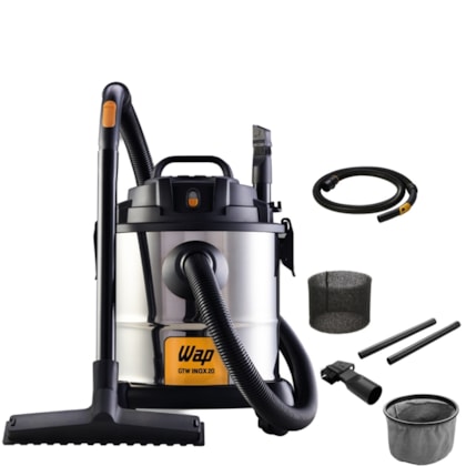 Aspirador Pó e Água Inox 20L 1600W GTW 20 WAP-0b33fe0c-b750-4716-b8fb-be0cea171edd