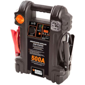 Auxiliar de Partida 500A 12V 14AH Com Luz de Emergência Black & Decker