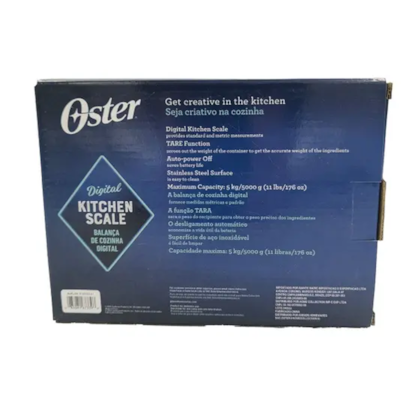 Balança de Cozinha Digital Aço Inoxidável Máxima 5kg Oster-96858e83-6c49-4fe3-920b-16ed498644d5