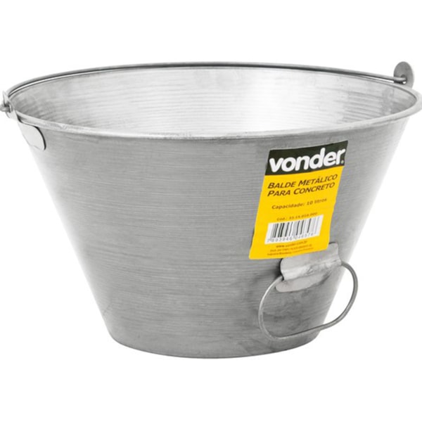 Balde Metálico para Concreto 10 Litros Vonder-d1412d4b-5506-467f-9c41-2b1157d1c948