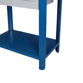 Bancada Com 1 Gaveta e Tampo Compensado Azul 101CD Fercar