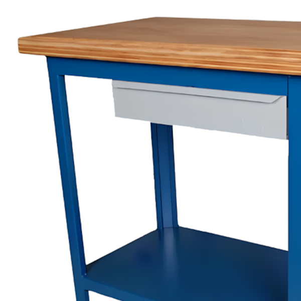Bancada Com 1 Gaveta e Tampo Compensado Azul 101CD Fercar-58483288-f17f-4da4-b833-32893c79d772