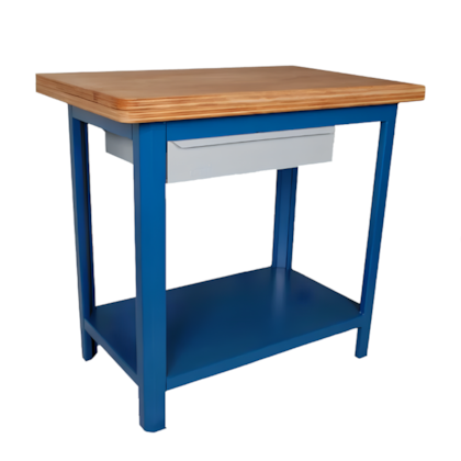 Bancada Com 1 Gaveta e Tampo Compensado Azul 101CD Fercar-cb65f8db-9d82-4612-a9e7-53b7fa77cb21