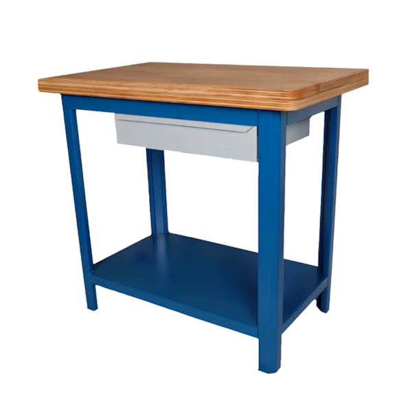 Bancada Com 1 Gaveta e Tampo Compensado Azul 101CD Fercar-82d18bf7-5088-43d2-b063-92936ba5560c