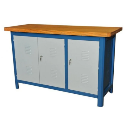 Bancada com Tampo 40mm Fechada 2 Prateleiras 150CDF FERCAR-e5515b7e-97e3-427b-8baf-0dbe881c35c6