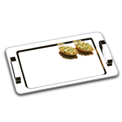 Bandeja Atina Com Alça em Aço Inox 37cm x 23cm 1423137 Brinox-87447d1a-7c3a-4a97-8407-d824c0a568cc