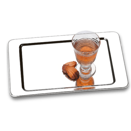Bandeja Atina em Aço Inox 37cm x 23cm 1422137 Brinox -317b3550-5b53-4d6d-97ec-d765fee4122c